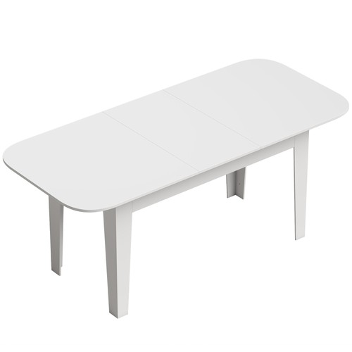 Extendable oval dining table - extendable,