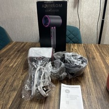 AIUNAOM Hair Dryer, 2400W Professional Ionic Hairdryer with 2 Speed 3 Grey 