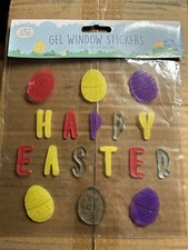 Happy Easter Gel Window