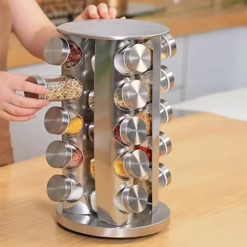 Jar revolving spice rack - 20,