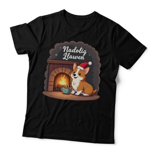 Welsh corgi nadolig llawen - corgi,