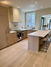 New 8sqm: Engineered Wood Flooring - Invisible Oak Matt Lacquered 260 x 2200mm 