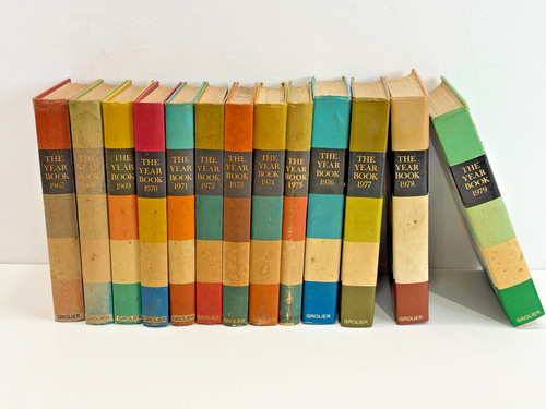 13x grolier the year - year, book