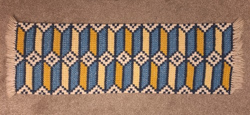 Vintage norwegian hand - hand, woven
