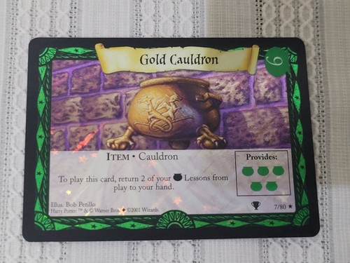 Harry potter tcg gold cauldron - harry,