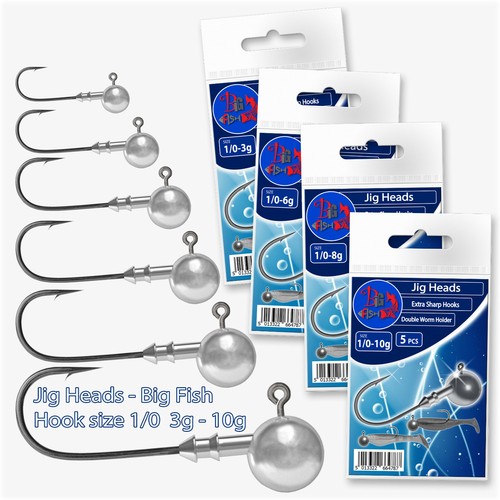 Fishing jig heads - heads, size