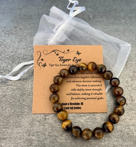 Tiger eye bracelet stretchy - eye,