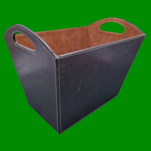 Sturdy faux leather magazine - faux,