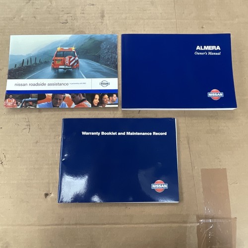 Nissan almera owners manual - nissan,