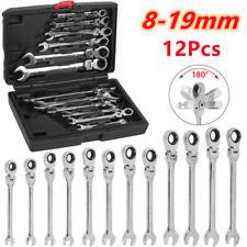 12pcs 8-19mm Flexible Ratchet