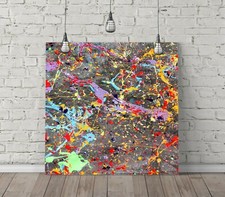JACKSON POLLOCK 16 SQUARE