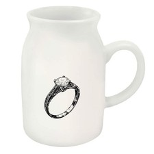 300ml 'Wedding Ring' Ceramic Milk Jug (MJ00017768)