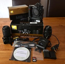 Nikon d7000 DX Camera, Grip, 2 lenses, Boxed. Used , Exc.  Shutter Count 8469 