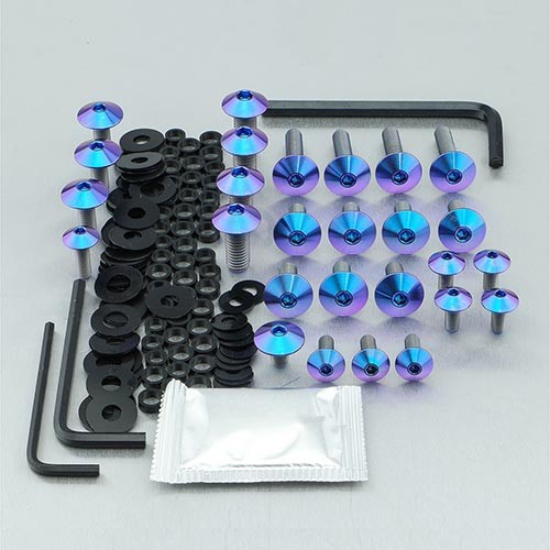 Titanium fairing kit - titanium,
