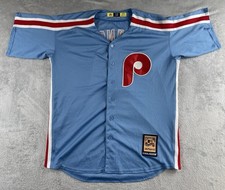 Vintage Philadelphia Phillies Baseball Jersey Size M L Majestic Cooperstown #7