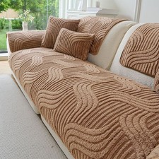 Thick Plush Sofa Cover 1-4