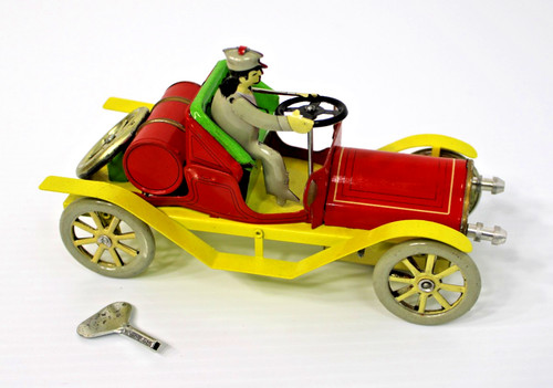 Boxed wind tin toy - tin,
