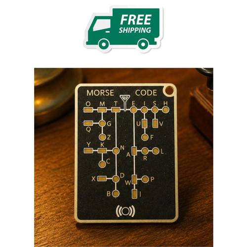 Morse code trainer card pro - code,