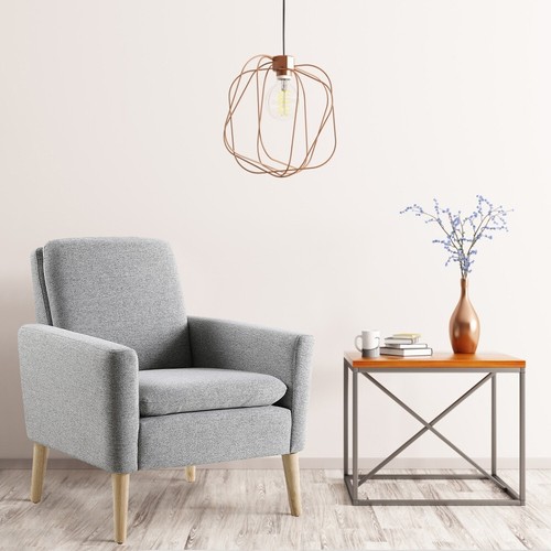 Retro accent linen tub - retro, chair