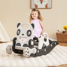 Kids Rocking Horse & Slide Set 5-in-1 Kid Toy Set Indoor Slide Rocking Toy