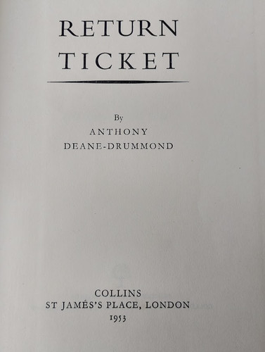 Return ticket anthony - ticket, by