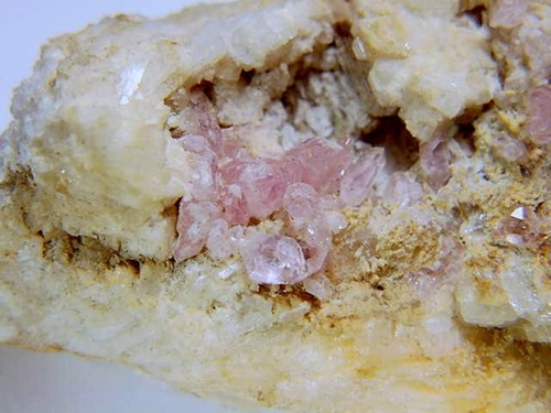 Rose quartz crystals small - crystals,