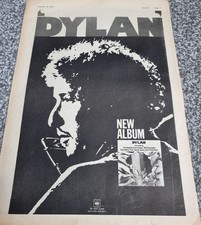 BOB DYLAN - 'DYLAN' Poster/advert- Dec 1973 - SOUNDS - 16"x12" 41x30cm