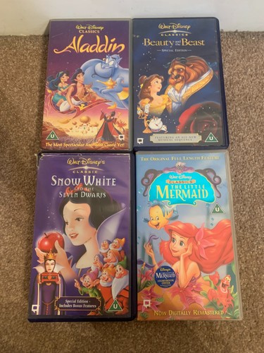 Disney princess vhs - 4,