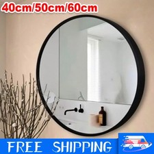 Large Round Wall Mirror Bathroom Bedroom Makeup Dressing Circle Mirror UK
