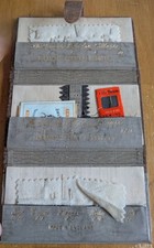 Vintage Leather Needles/Sewing Folder by Brabant Needle Co. of Redditch