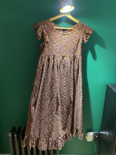 Vintage floral print corduroy - print,