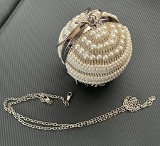 Ladies evening/wedding/party bag Circular Ball Diamond Tassel
