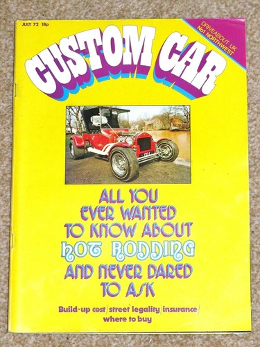 Custom car magazine - car, 1972