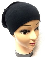  Underscarf  Women Ladies TUBE BONNET Plain Hijab Stretch Bone Bonnet UK
