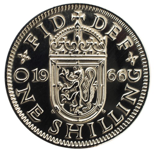 Polished shilling coins - shilling, any