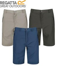 Regatta Leesville Mens Quick Dry Lightweight Walking Short Zip Pockets 30-44"