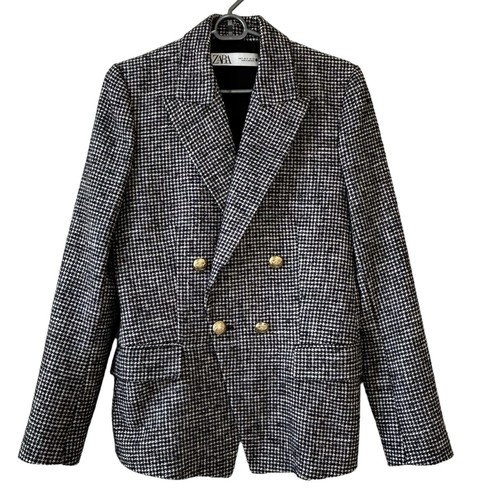Zara womens blazer - blazer, black
