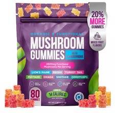 Mushroom Gummies 2500mg 80