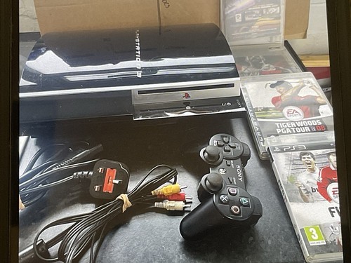 Original ps3 fat 40gb console - original,