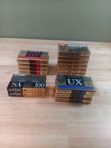 Sealed cassette tapes - sealed,