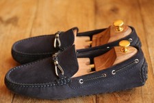 Louis Vuitton Navy Blue Suede