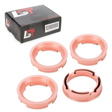 4x centering rings spacers for alloy wheels Ø 57.1 mm - Ø 72.6 mm for SAAB