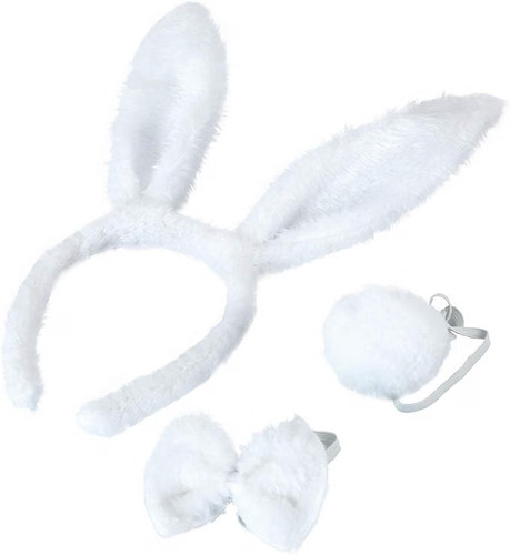 Bunny ears and tail - ears, set,rabbit