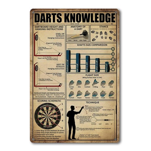 Vintage darts knowledge metal - vintage,
