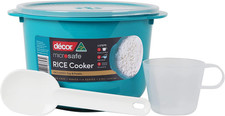 Teal Microwave Rice Cooker