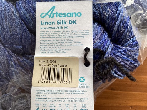Artesano linen silk wool - wool, dk