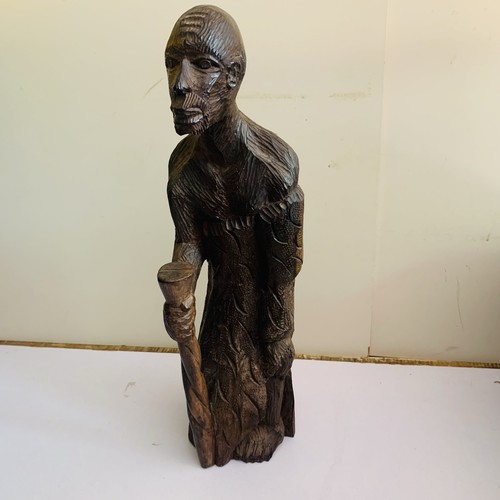 Hand carved wooden african - hand,