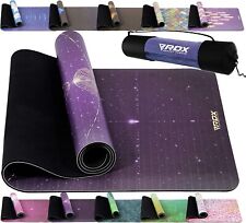 Yoga Mat Thick by RDX, Exercise Mat, Workout Mat, Fitness Mat, Pilates, 6MM