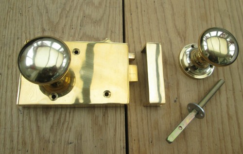 Solid brass old style door - solid,