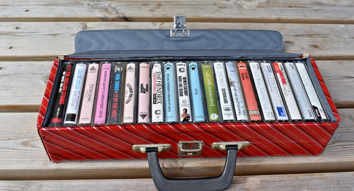 Vintage cassette vinyl - vintage, 80's